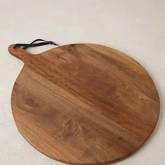 Anthropologie Other - Anthropologie Mango Wooden Oversized Round Cheese Board NEW